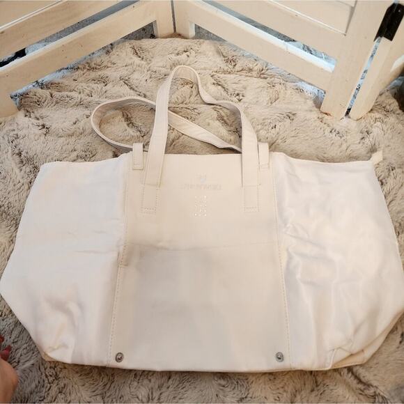 SWAROVSKI WHITE FOLD OUT BAG NWOT - Picture 4 of 7